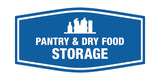 Signs ByLITA Fancy Pantry and Dry Food Storage Decoration Wall or Door Sign