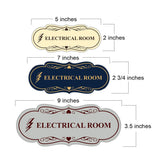 Designer Electrical Room (Lightning) Wall or Door Sign