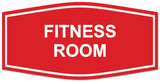 Signs ByLITA Fancy Fitness Room Sign | Durable Plastic | Vibrant Colors | Powerful Foam Tape