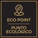 Signs ByLITA Square Eco Point Wall or Door Sign | Spanish Bilingual Business And Office Signs