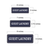 Standard Plus Guest Laundry Door or Wall Sign | Hospitality Washing Signage