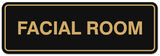 Signs ByLITA Standard Facial Room Sign - Easy Installation | Durable Wall or Door