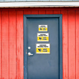 Classic Framed Plus Exposed Moving Parts – Keep Clear Door or Wall Sign | Miscellaneous Warning Signs - Industrial & Construction