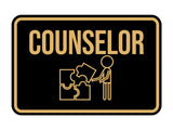Classic Framed Counselor Wall or Door Sign