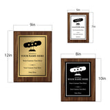 Skateboarding Customizable Wooden Award Plaque | Easel Mount Option | Achievement and Recognition Personalizable Plaques