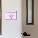 Classic Framed Plus Kindly Maintain a Quiet Environment – Thank You Door or Wall Sign | Medical Facility Greeting & Reception