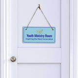 Signs ByLITA Place of Worship Room Signs 5x10 Hanging Plus Wall or Door Sign