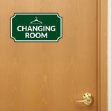 Notched Standard Changing Room Wall or Door Sign
