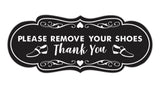 Designer Please Remove Your Shoes Thank You (Loafers) Wall or Door Sign