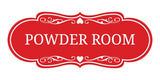 Signs ByLITA Designer Powder Room Wall or Door Sign