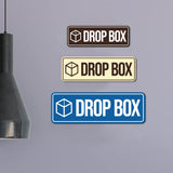 Standard Drop Box Wall or Door Sign (Multipack)