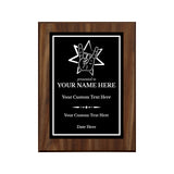 Rock and Roll Novelty Funny Customizable Award Plaque |Easel Mount Option | Funny Parody Achievement Personalizable Plaques