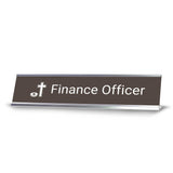 Church Office Staff Role Desk Signs 2 x 10" Plastic Desk Sign
