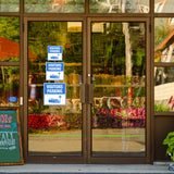 Square Plus Visitors Parking Wall or Door Sign | Health & Safety Warehouse Business Signage