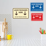 Signs ByLITA Classic Framed Leave Packages Here Do not Knock or Ring Entrance Wall or Door Sign