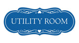 Signs ByLITA Designer Utility Room Wall or Door Sign