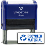 All Quality Recycled Material Self-Inking Rubber Stamp