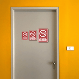 Portrait Round Plus No Playing with Matches or Lighters Wall or Door Sign | Home Safety Sign