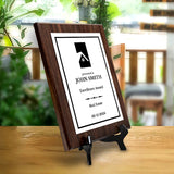 Real Estate Theme Customizable Award Plaque | Recognition of Achievement and Service Personalizable Plaques