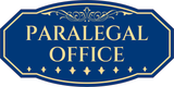 Victorian Plus Paralegal Office Wall or Door Sign | Legal and Courtroom Decoration
