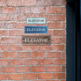 Standard Plus Elevator Wall or Door Sign | Office Room Directions