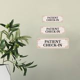 Standard Plus Patient Check-In Door or Wall Sign | Office Signage