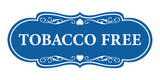 Signs ByLITA Designer Tobacco Free Wall or Door Sign | Easy Installation | Warning Business Signage