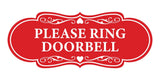 Signs ByLITA Designer Please Ring Doorbell Wall or Door Sign