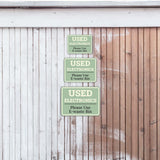 Classic Framed Plus Used Electronics Please Use E-waste Bin Door or Wall Sign | Waste Disposal Etiquette