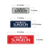 Signs ByLITA Standard Surgeon Tooth Graphic Medical Office Decor Wall or Door Sign