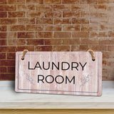 Rooms & Spaces | Rustic Red Wood 5 x 10" Hanging Signs