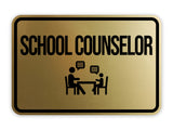 Classic Framed School Counselor Wall or Door Sign