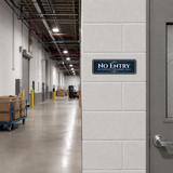 Standard Plus No Entry — Authorized Personnel Only — Wall or Door Sign | Authorized Personnel Only Room - Sign