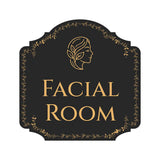 Heritage Plus Facial Room — Wall or Door Sign | Treatment Room - Sign