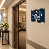 Classic Framed Plus Family Room — Wall or Door Sign | Funeral and Memorial Services - Room & Area - Sign