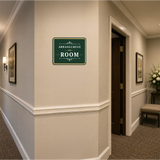 Classic Framed Plus Arrangement Room — Wall or Door Sign | Funeral and Memorial Services - Room & Area - Sign