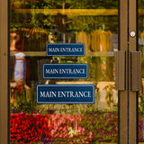 Standard Plus Main Entrance Wall or Door Sign | Public Spaces Signage