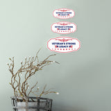 Victorian Plus Veteran's Strong Legacy Wall or Door Sign | Honor Veterans with Military Signs | US Pride | Businesses and Homes