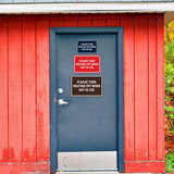 Signs ByLITA Classic Framed Please Turn Heating Off When Not In Use Door or Wall Sign | Eco-Friendly Home Signs
