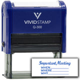 All Quality Important Meeting When Where Why Agenda Planning Stamps
