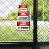 Classic Framed Plus Do Not Operate – Maintenance in Progress Door or Wall Sign | Miscellaneous Warning Signs - Industrial & Construction