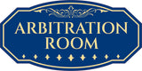 Victorian Plus Arbitration Room Wall or Door Sign | Legal and Courtroom Decoration