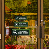 Standard Plus Please Knock Before Entering Door or Wall Sign | Business and Workplace Signage