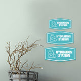 Fancy Plus Hydration Station Wall or Door Sign | Business & Public Signage