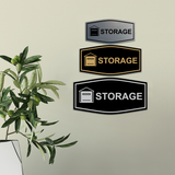 Fancy Storage (House) Wall or Door Sign