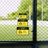 Classic Framed Plus Caution Slow! Kids At Play Wall or Door Sign | Children Safety Sign