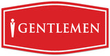 Signs ByLITA Fancy Gentleman figurine Sign - Laser-Engraved Lettering | Durable ABS Plastic | Vibrant Colors | Powerful Foam Tape Wall or Door Sign