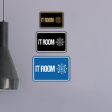 Classic Framed IT Room Wall or Door Sign