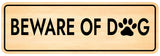 Standard Plus Beware of Dog Wall or Door Sign | Home Decor