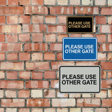 Signs ByLITA Classic Framed Please Use Other Gate Wall or Door Sign